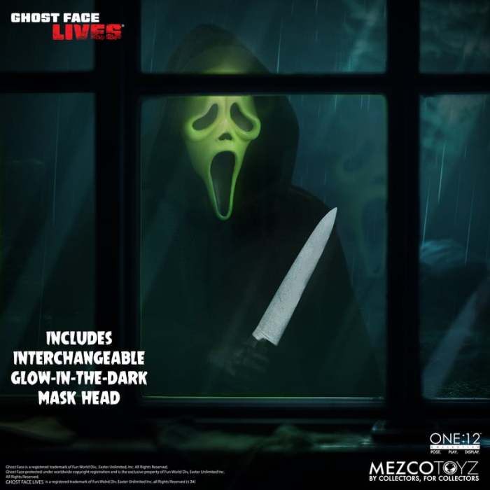 (Pre-order)Mezco Toyz 1/12 Ghost Face 6 inch Movable Figure