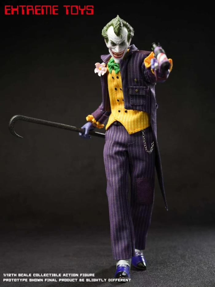 (Pre-order)Extreme Toys 1/12 Arkham Knight Joker Movable Figure EX003V2