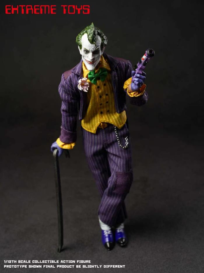 (Pre-order)Extreme Toys 1/12 Arkham Knight Joker Movable Figure EX003V2