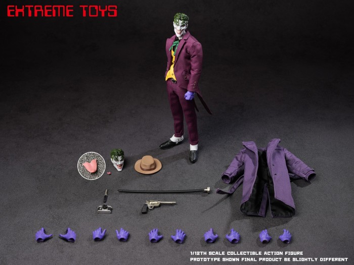 (Pre-order)Extreme Toys 1/12 Deadly Joker Movable Figure EX004
