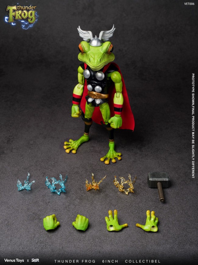 (Pre-order)SSR x Venus Toys 1/12 Thunder Frog Movable Figure VET006