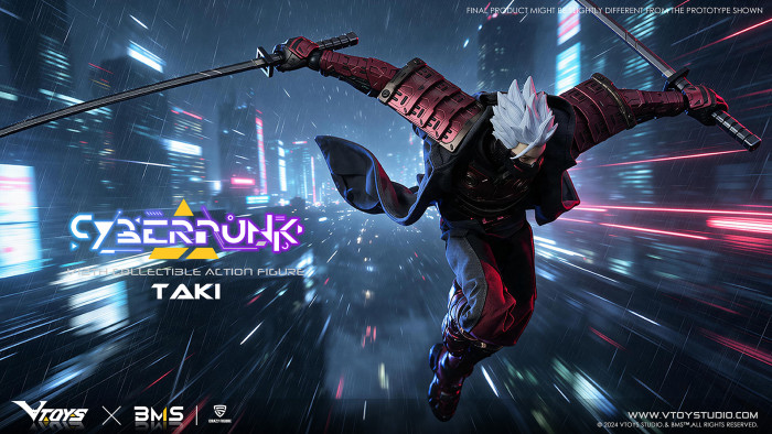 (Pre-order)V Toys xBMS 1/12 Cyberpunk Samurai The Crimson Dawn of the Blade 6 Inch Movable Figure VSD012