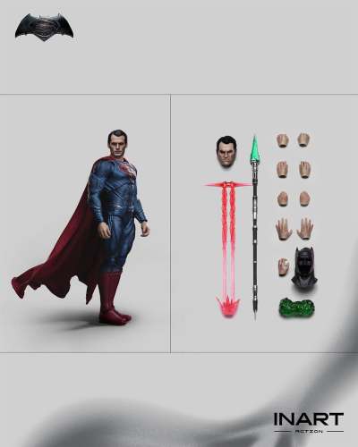 (Pre-order)In Art 1/12 Batman v Superman: Dawn of Justice - Superman Movable Figure HG M0005