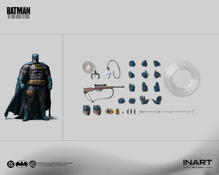 (Pre-order)In Art Action 1/12 Dark knight Returns Batman Blue Suit Movable Figure MAG C0006