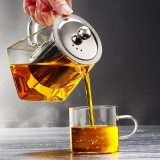 BORREY Heat Resistant Glass Teapot With Stainless Steel Tea Infuser Filter Flower Tea Kettle Kung Fu Tea Set  Puer Oolong Teapot