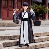 New Hanfu Boys Children's Ancient Costumes Summer Chinese Style Young Master's Clothes Boys Ancient Style Suit Class Clothes