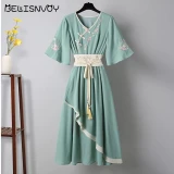 2021 New Chinese Chiffon Dress For Women Hanfu Plus Size Cosplay Costumes Fairy Dress Women Clothing