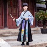 New Hanfu Boys Children's Ancient Costumes Summer Chinese Style Young Master's Clothes Boys Ancient Style Suit Class Clothes