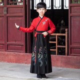 New Hanfu Boys Children's Ancient Costumes Summer Chinese Style Young Master's Clothes Boys Ancient Style Suit Class Clothes