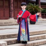 New Hanfu Boys Children's Ancient Costumes Summer Chinese Style Young Master's Clothes Boys Ancient Style Suit Class Clothes