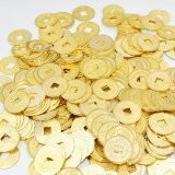 10Pcs Chinese Feng Shui Lucky Ching/Ancient Coins Set Educational Ten Emperors Antique Fortune Money Coin Luck Fortune Wealth