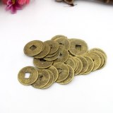 10Pcs Chinese Feng Shui Lucky Ching/Ancient Coins Set Educational Ten Emperors Antique Fortune Money Coin Luck Fortune Wealth
