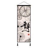 Chinese Style Calligraphy Buddhism Zen Canvas Paintings Office Decor Wall Decor Retro Poster Wall Art Picture Decor Home Decor