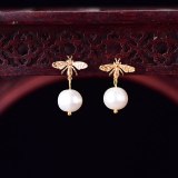 Chinese Style Hanfu Ethnic Earrings Fashion Trend Coloured Glaze Peace Buckle Long Classical Retro Eardrop Jewelry Gift