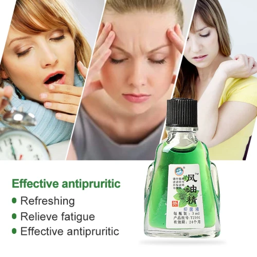 10pcs/Set Red Tiger Balm Refreshing Oil For Headache Dizziness Medicinal Cooling Oil Rheumatism Abdominal Pain Relief Ointment
