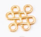 60 pcs Vintage zinc alloy charms Chinese knot pendant DIY Bracelet Necklace metal jewelry accessories Makings 6583