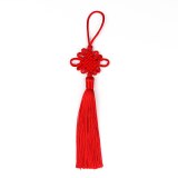 2pcs/lot Chinese Knot Tassel silk fringe bangs flower tassel trim decorative Garment for curtains home decoration accessories