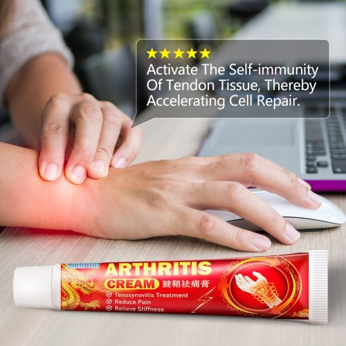 1Pcs 20g Anti Arthritis Joint Pain Relief Ointment Tenosynovitis Care Sports Support Cream Therapy Chinese medicine Plaster Hand