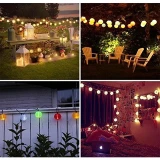 String Lights Lantern Solar Lamp Garden Outdoor Decoracion for Festival Garland Courtyard New Year Xmas Party Fairy Light