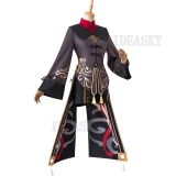 Halloween costume Hutao Cosplay Costume Uniform Wig Cosplay Game Hu Tao hat shoes Chinese Style Halloween Women kids girl child