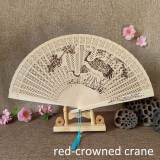 Ladies Dancing Home Decor Female Embroidery Folding fan Classical Vintage Translucence Chinese Style Round Fans Small Silk Fan