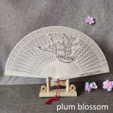 Ladies Dancing Home Decor Female Embroidery Folding fan Classical Vintage Translucence Chinese Style Round Fans Small Silk Fan