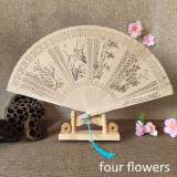 Ladies Dancing Home Decor Female Embroidery Folding fan Classical Vintage Translucence Chinese Style Round Fans Small Silk Fan