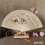 Ladies Dancing Home Decor Female Embroidery Folding fan Classical Vintage Translucence Chinese Style Round Fans Small Silk Fan