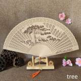 Ladies Dancing Home Decor Female Embroidery Folding fan Classical Vintage Translucence Chinese Style Round Fans Small Silk Fan