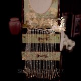 Halloween props Mask Hanfu Accessories Antique Chinese Style Half Face Tassel Cover Ancient Costume Dress Up Props Women's