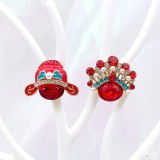 Vintage Peking Opera Earrings with Chinese Characteristics  Earrings for Women and Couple and Bride Jewelry Anniversary Gift