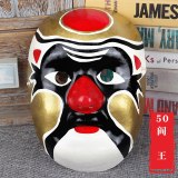 Sichuan opera face-changing props pulp Peking opera facial makeup mask children can wear decorative ornaments Chinese style wall
