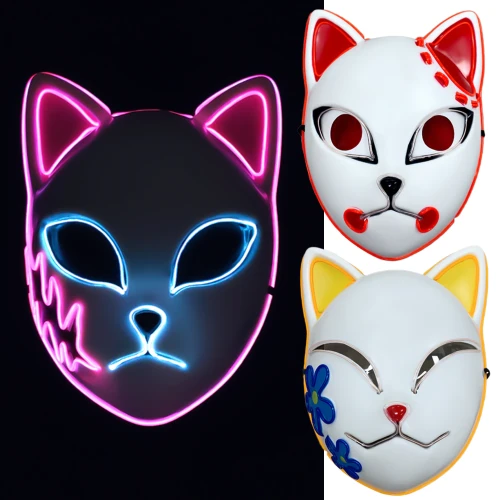 Halloween props  Cosplay Sabito Kamado Makomo Cute Masks Halloween Party Costume Props