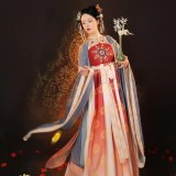 Halloween Chinese Princess Costume Woman Elegant Tang Suit Chinese Dresses for Women Hanfu Traditional Kleidung Fantasia Cosplay
