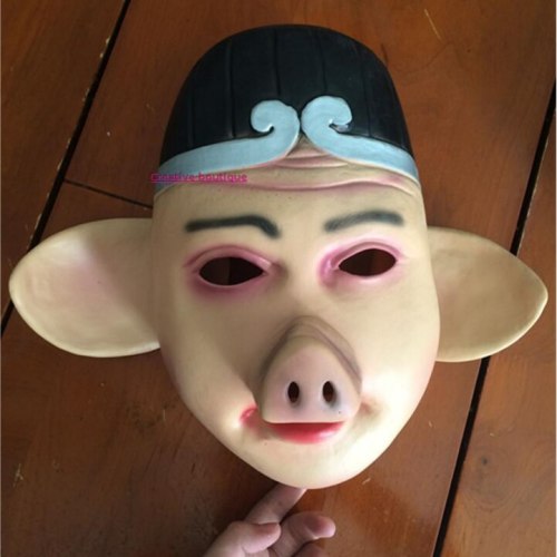Halloween props Journey to the West Monkey King pig Bajie mask Festival Performance costume props drama performance party spoof mask