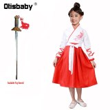 Halloween Mulan Costume Girls Teenage Girls Hua Mulan Dress Mulan Hair Wig Cosplay Costume Chinese Traditional Clothing