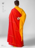 Halloween costume Buddhist Monk Robes High Quality Shaolin Men Robe Chinese Famous Brand Buddhist Monk Cassock Clothes Abbot Bonze Tang Costumes