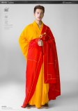 Halloween costume Buddhist Monk Robes High Quality Shaolin Men Robe Chinese Famous Brand Buddhist Monk Cassock Clothes Abbot Bonze Tang Costumes
