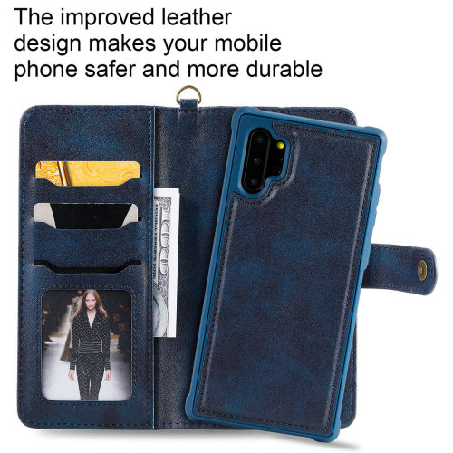 For Samsung Galaxy Note20 Ultra Folio Leather Case - Blue