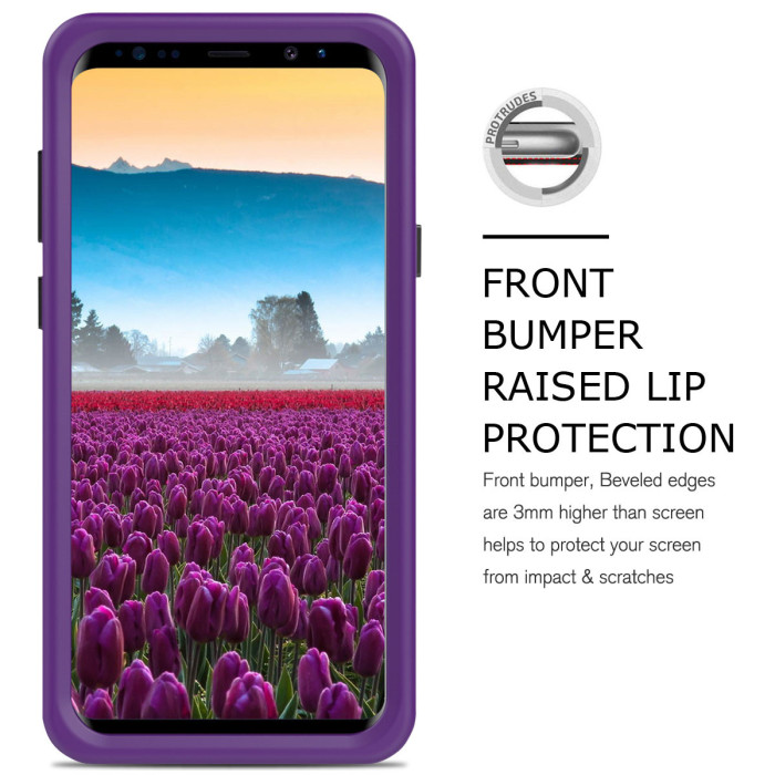 For Samsung Galaxy S26+ Mirror Hybrid Case - Purple