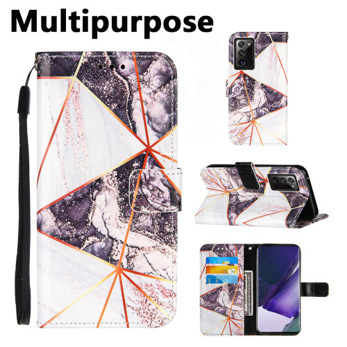 For Samsung Galaxy NOTE 20 Magnetic Stand Case - Black/White