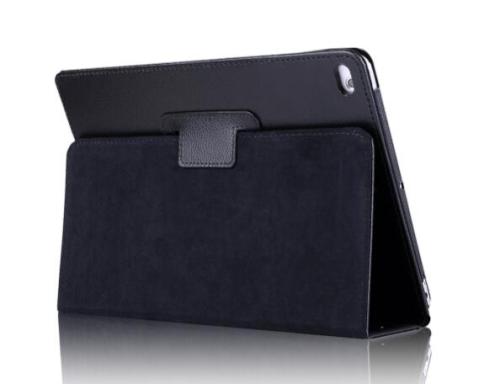 For iPad 7th Gen 10.2  2019 Magnetic Smart Folio Leather Shockproof Cover--Black