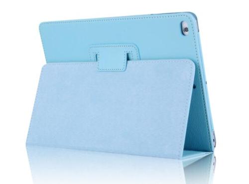 For iPad 8th Gen 10.2  2020  Magnetic Smart TPU Flip Leather Durable Case- -Light Blue