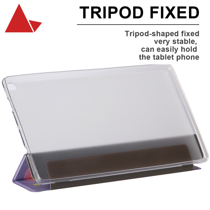 For Samsung Galaxy Tab S11 Ultra SM-X930 Leather Smart Cover - Rainbow Horse