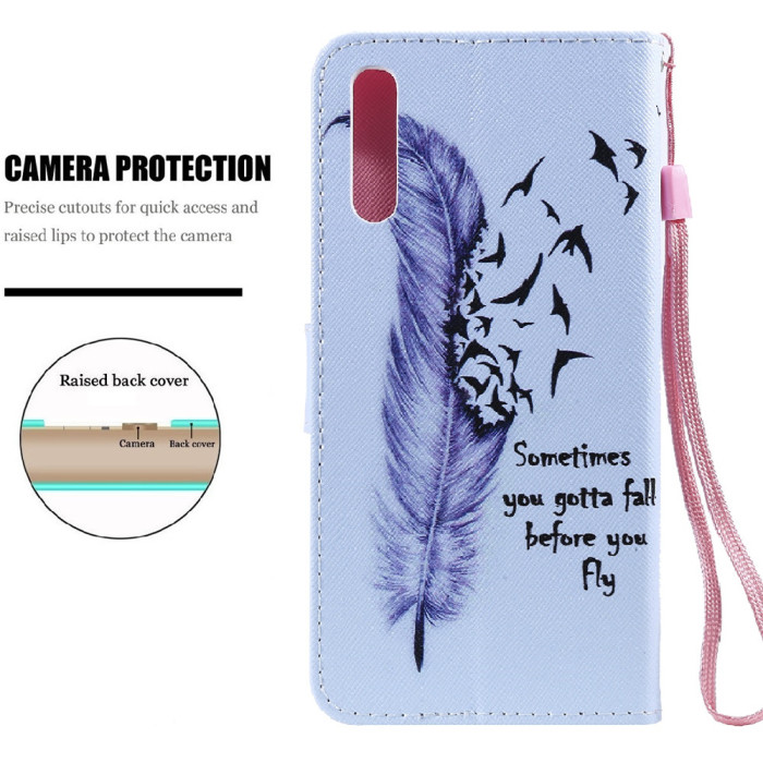 For Samsung Galaxy A17 Magnetic Wallet Case - Feather