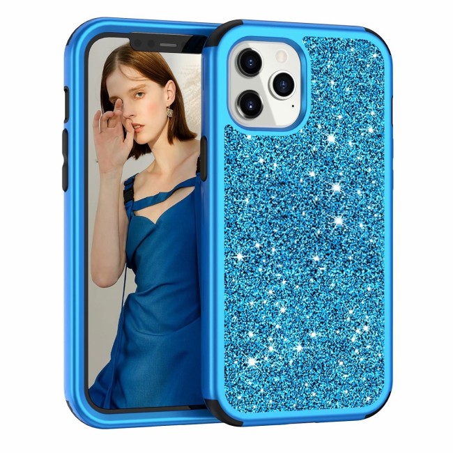 For iPhone 17 Pro Tough Silicone Case - Blue