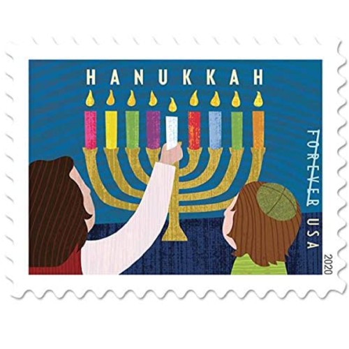 Hanukkah 2020 - 5 Sheets / 100 Pcs