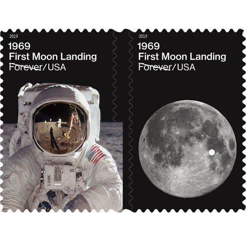 First Moon Landing 2019 - 5 Sheets / 120 Pcs