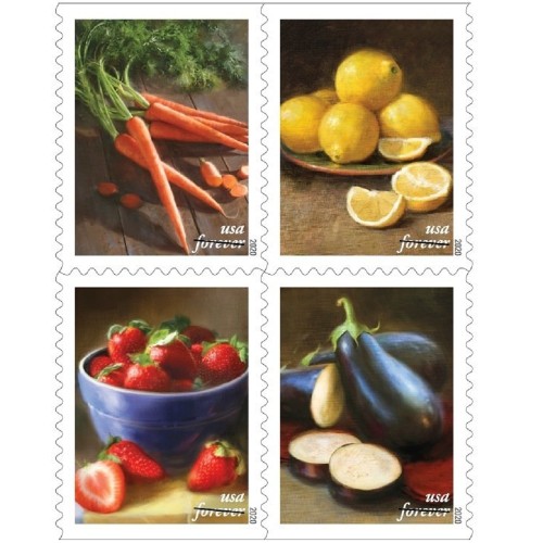 Fruits and Vegetables 2020 - 5 Booklets  / 100 Pcs