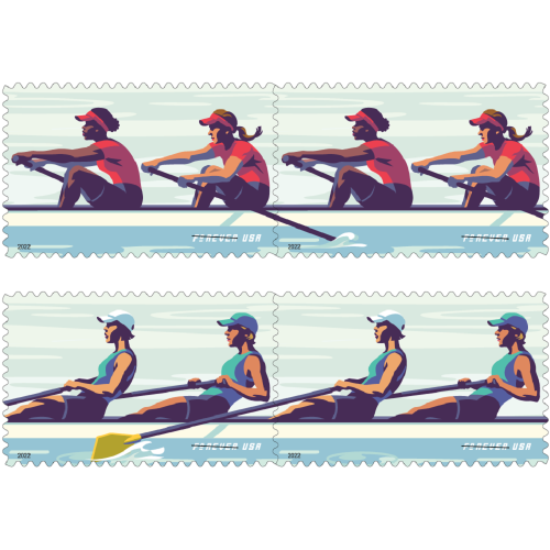 Women's Rowing 2022 - 5 Sheets / 100 Pcs